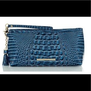 NWT Brahmin Katie Wristlet in Bluebonnet